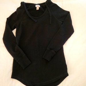 Mossimo Supply  Co. Black Hooded Pullover